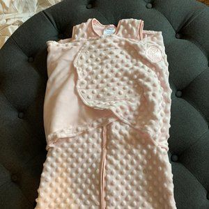 Pink Halo SleepSack Swaddle (Small - size 3-6 months)